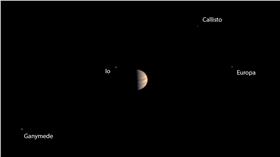 朱諾號攝得木星（圖／翻攝自NASA網站）