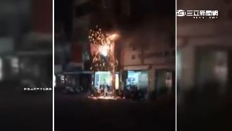 變電箱發爐火光四射　民眾目擊全嚇壞