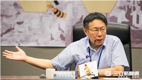 柯文哲 記者林敬旻攝