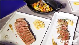 ▲夏慕尼推情人套餐，安格斯牛中的LV登場。（圖／李鴻典攝）