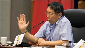 柯文哲 記者林敬旻攝