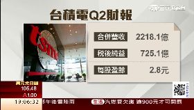 台積電法說1800框