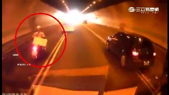 影／騎士酒駕飆國道　隧道蛇行甩攔查