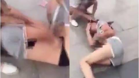 陸女揪團復仇　小三慘遭扯衣露奶