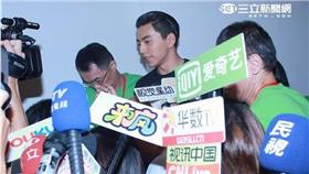 鄭先生攝　王大陸現身公益記者會