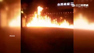 深夜怒燒台灣民政府　縱火4人全收押