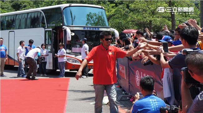 明星賽球員進場（圖／記者陳怡汝攝）