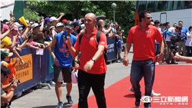 中職明星賽球員進場（圖／記者陳怡汝攝）