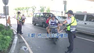 高雄交通亂象多　機車搶快撞救護車