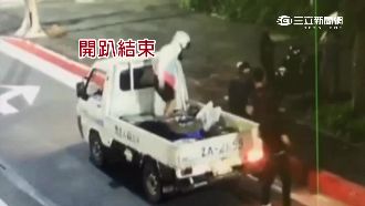 偷貨車開趴玩通宵　自撞分隔島露餡