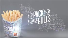 海鷗,薯條,雷射包裝盒(Hungry Jack's　YouTube)