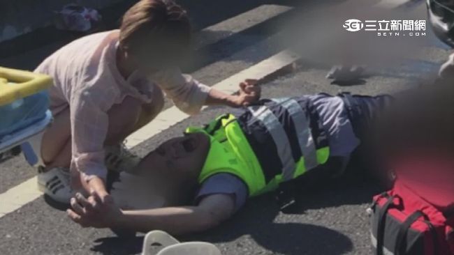 截肢警僅保住左腳　右腿膝蓋以下沒了