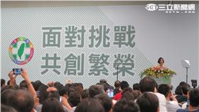民進黨主席蔡英文。（記者盧素梅攝）