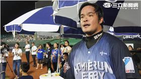 林智勝-全壘打大賽賽後（記者陳怡汝攝）