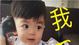 庹宗康二兒子DDK、賈靜雯女兒咘咘(圖/庹宗康微博、賈靜雯臉書)