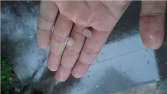 影／午後對流旺　大台北午後降冰雹