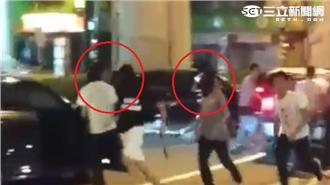 蒙面男深夜圍毆鬧事　上演街頭全武行