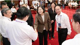 蔡英文接見台商聯合總會 總統府提供