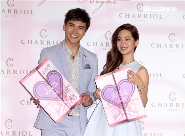 曾之喬、謝佳見提前與粉絲過七夕情人節。（記者邱榮吉/攝影）