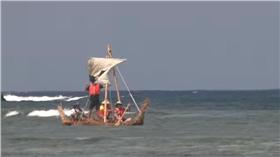 日本草船測試航程成功。（圖／翻攝自NMNSTOKYO YouTube）