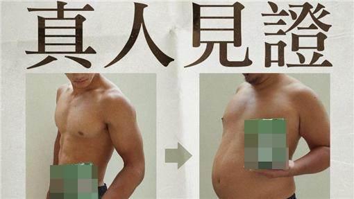 真人見證團結一塊肌　網友瘋傳猛讚