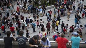 寶可夢,Pokemon Go,低頭族,意外
圖／美聯社／達志影像