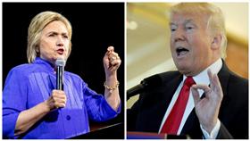 希拉蕊,Hillary Clinton,川普,Donald Trump,辯論
圖／美聯社／達志影像