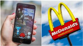 Pokémon GO、精靈寶可夢、麥當勞／達志影像／美聯社