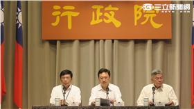 行政院會會後記者會。（記者盧素梅攝）