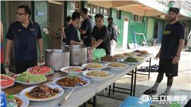 中信兄弟羅東球場賽前伙食（圖／記者王怡翔攝）