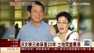豪門爭訟　洪文棟兄弟閒置地反增值