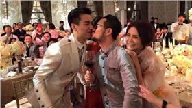 陳妍希,陳曉,結婚,婚宴,歸寧,新人,仨,九把刀,那些年我們一起追的女孩,那些年,沈佳宜,祝福,柯景騰-翻攝自九把刀臉書16:9