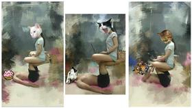 高難度姿勢合照／Dcard