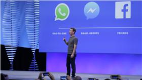 臉書,Facebook,Messenger,汽球,巧思,Mark Zuckerberg
圖／美聯社／達志影像