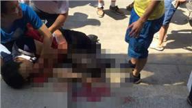 中國湖北武漢市洪山珞珈電腦城隨機傷人事件（圖／翻攝自微博）