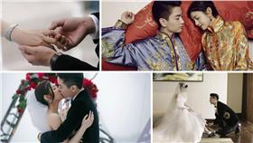 圖翻攝自陳妍希臉書 陳曉 合成圖