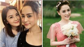 圖翻攝自蔡卓妍微博 阿嬌 合成圖