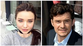 米蘭達可兒,Miranda Kerr,奧蘭多布魯,Orlando Bloom,合成圖／米蘭達可兒IG、維基百科