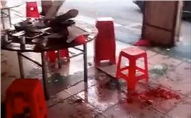 驚！吊扇從天而降 陸女子險毀容
