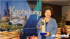 施政滿意五星首長受獎　陳菊：好還要更好（圖／高雄市政府）