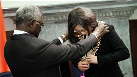 總統接見索羅門群島總理蘇嘉瓦瑞伉儷