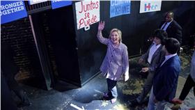 民主黨希拉蕊_美聯社