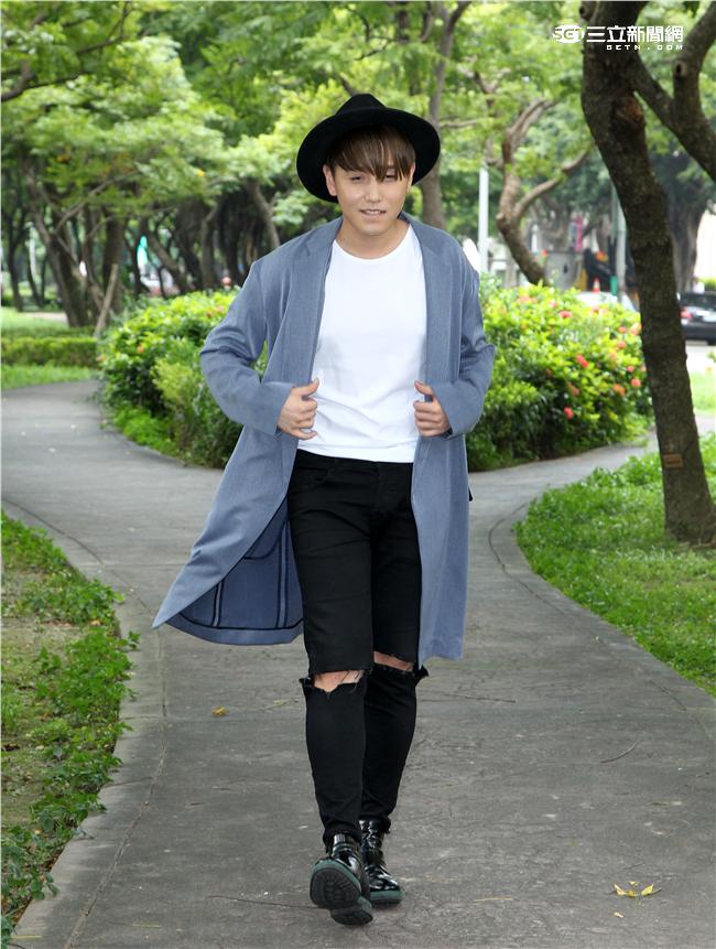 男子組合MIC男團的副隊長趙泳鑫。（記者邱榮吉/攝影）