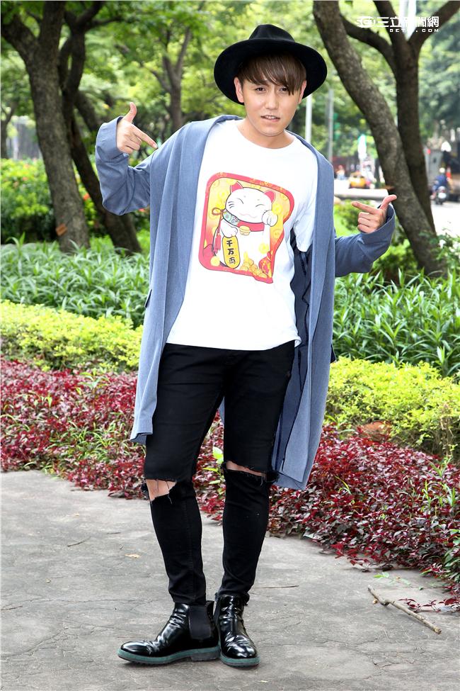 男子組合MIC男團的副隊長趙泳鑫。（記者邱榮吉/攝影）