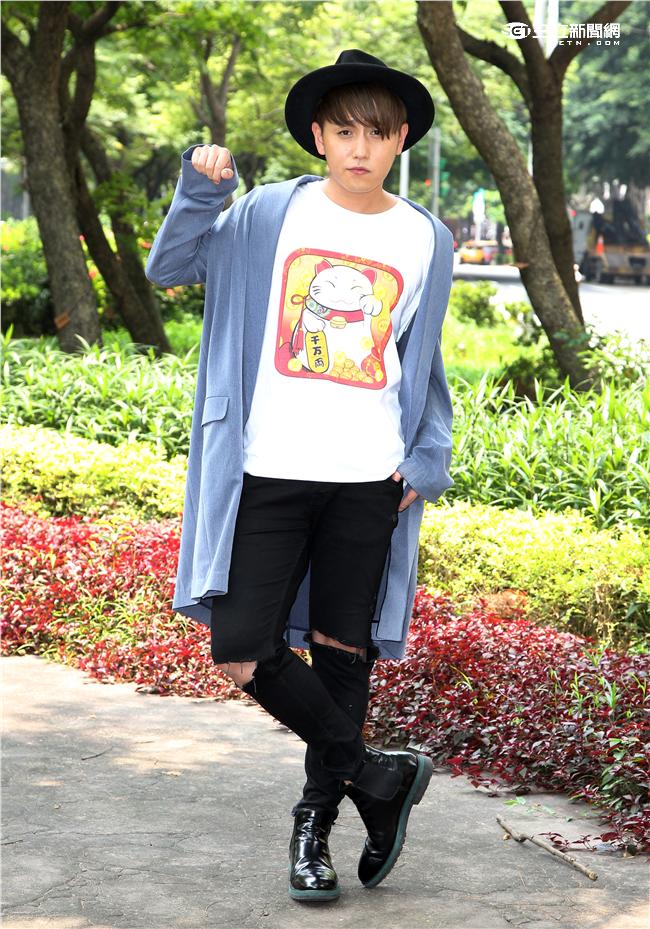 男子組合MIC男團的副隊長趙泳鑫。（記者邱榮吉/攝影）