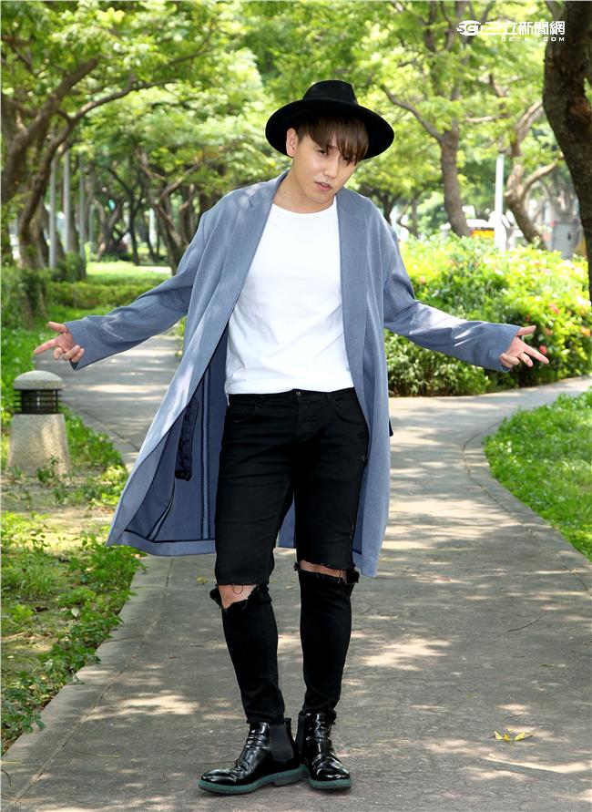 男子組合MIC男團的副隊長趙泳鑫。（記者邱榮吉/攝影）