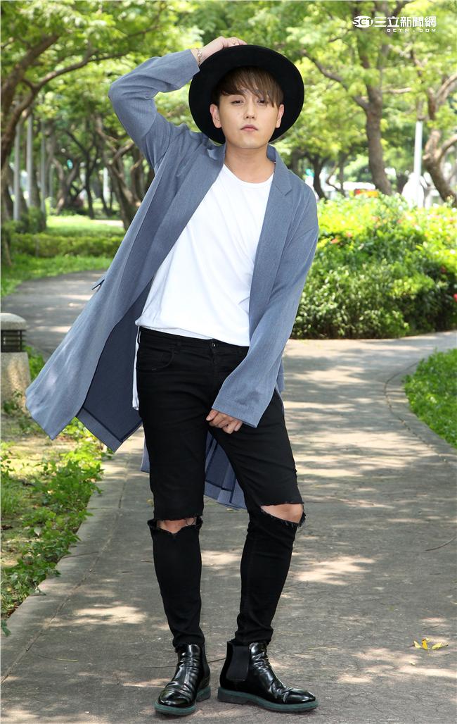 男子組合MIC男團的副隊長趙泳鑫。（記者邱榮吉/攝影）