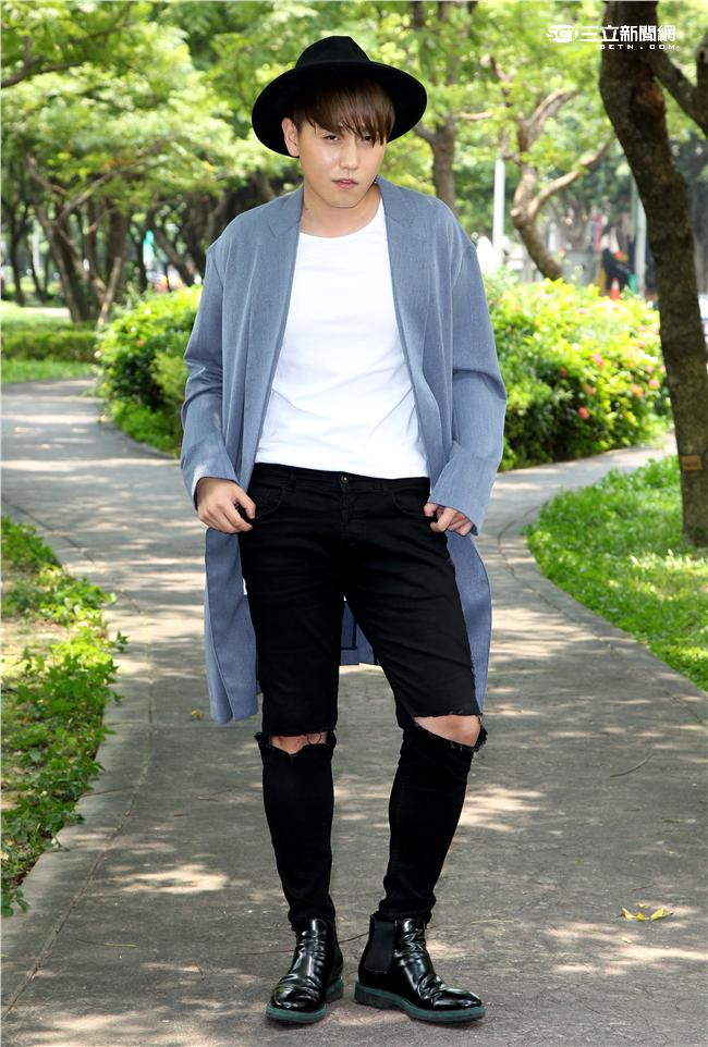 男子組合MIC男團的副隊長趙泳鑫。（記者邱榮吉/攝影）