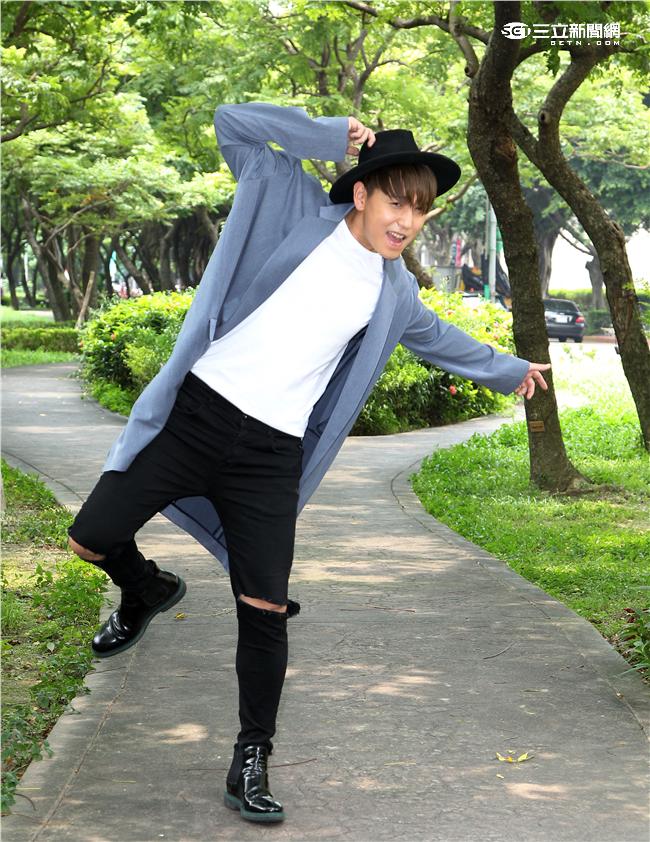 男子組合MIC男團的副隊長趙泳鑫。（記者邱榮吉/攝影）