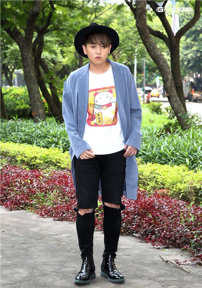 男子組合MIC男團的副隊長趙泳鑫。（記者邱榮吉/攝影）